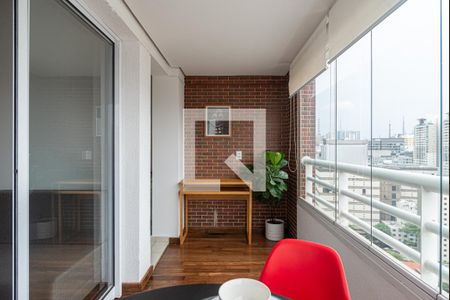 Varanda da Sala de apartamento para alugar com 1 quarto, 40m² em Bela Vista, São Paulo