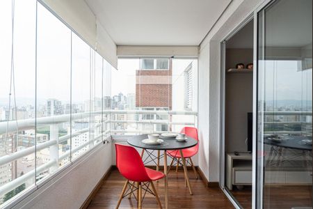 Varanda da Sala de apartamento para alugar com 1 quarto, 40m² em Bela Vista, São Paulo