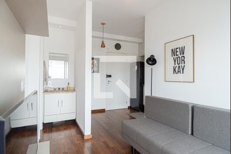 Sala de apartamento para alugar com 1 quarto, 40m² em Bela Vista, São Paulo