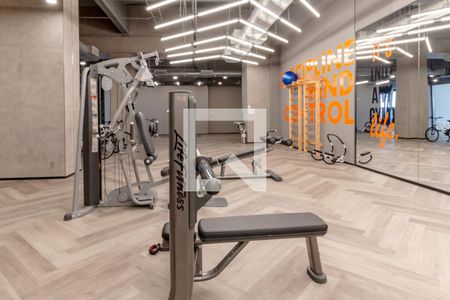 Studio à venda com 54m², 1 quarto e 1 vaga Studio à venda com 54m², 1 quarto e 1 vagaÁrea comum - Academia