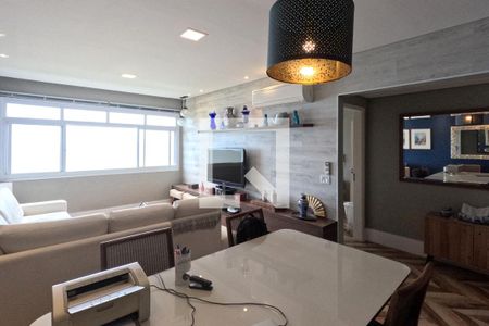 Sala de apartamento para alugar com 3 quartos, 125m² em Boqueirão, Santos