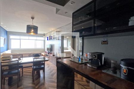 Sala de apartamento para alugar com 3 quartos, 125m² em Boqueirão, Santos