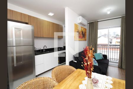 Sala de apartamento para alugar com 2 quartos, 47m² em Vila Gustavo, São Paulo