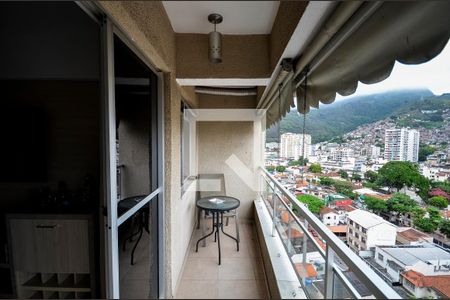 Varanda da Sala de apartamento para alugar com 2 quartos, 60m² em Rio Comprido, Rio de Janeiro