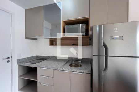 Cozinha de kitnet/studio para alugar com 1 quarto, 26m² em Vila Mariana, São Paulo