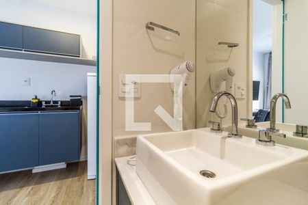 Studio à venda com 21m², 1 quarto e sem vaga Studio à venda com 21m², 1 quarto e sem vagaBanheiro