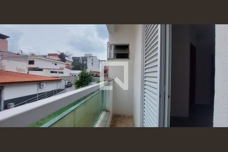 Varanda Quarto 1 suíte de apartamento à venda com 2 quartos, 120m² em Campestre, Santo André