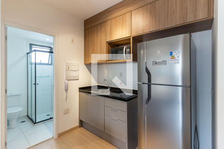 Cozinha de apartamento para alugar com 1 quarto, 36m² em Consolação, São Paulo