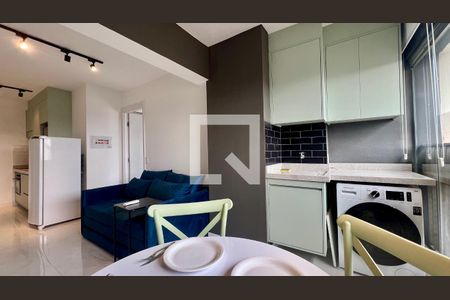 Sala de Jantar de apartamento para alugar com 1 quarto, 34m² em Pinheiros, São Paulo