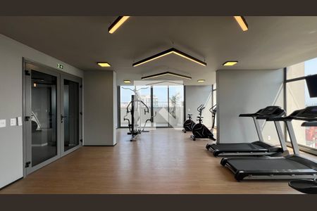 Apartamento para alugar com 34m², 1 quarto e sem vaga Apartamento para alugar com 34m², 1 quarto e sem vagaAcademia