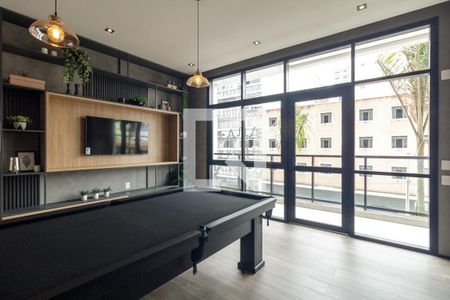 Studio à venda com 27m², 1 quarto e sem vaga Studio à venda com 27m², 1 quarto e sem vagaÁrea comum - Salão de jogos