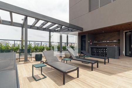 Studio à venda com 27m², 1 quarto e sem vaga Studio à venda com 27m², 1 quarto e sem vagaÁrea comum - Solarium com Jacuzzi