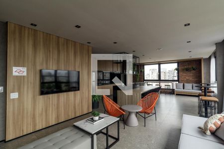 Studio à venda com 27m², 1 quarto e sem vaga Studio à venda com 27m², 1 quarto e sem vagaÁrea comum - Salão de festas
