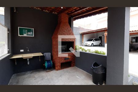 Casa de condomínio à venda com 89m², 2 quartos e 2 vagas Casa de condomínio à venda com 89m², 2 quartos e 2 vagasÁrea comum - Churrasqueira