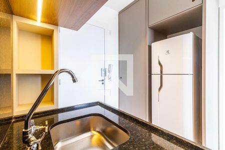 Sala/Cozinha de apartamento para alugar com 1 quarto, 24m² em Pinheiros, São Paulo