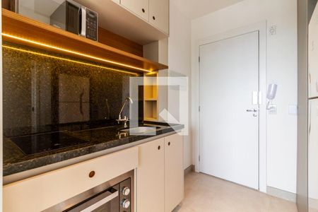 Sala/Cozinha de apartamento para alugar com 1 quarto, 24m² em Pinheiros, São Paulo