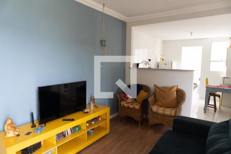 sala de apartamento para alugar com 2 quartos, 50m² em São Gonçalo, Contagem