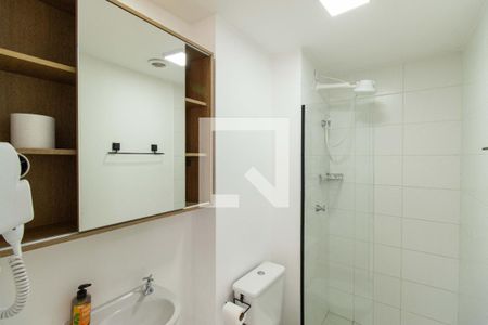 Banheiro de apartamento para alugar com 1 quarto, 34m² em Sé, São Paulo