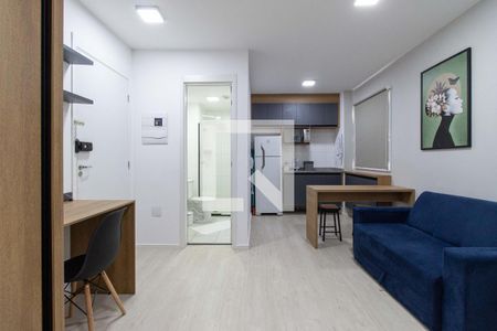 Sala/Quarto de apartamento para alugar com 1 quarto, 34m² em Sé, São Paulo
