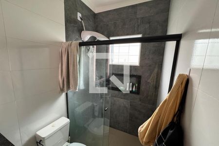 Banheiro da Suíte de casa para alugar com 2 quartos, 70m² em Bonfim Paulista, Ribeirão Preto