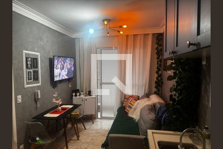 Sala de apartamento à venda com 1 quarto, 29m² em Parque Vitória, São Paulo