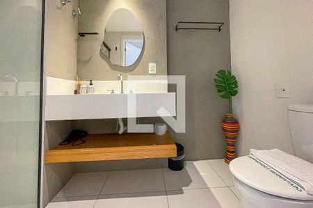 Studio para alugar com 26m², 1 quarto e sem vaga Studio para alugar com 26m², 1 quarto e sem vagaBanheiro