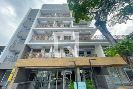 Studio para alugar com 26m², 1 quarto e sem vaga Studio para alugar com 26m², 1 quarto e sem vagaFachada