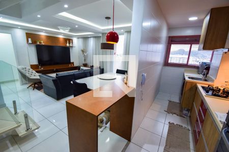 Apartamento à venda com 80m², 2 quartos e 1 vagaCozinha Americana