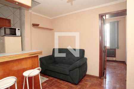 Sala de apartamento para alugar com 1 quarto, 26m² em Centro Histórico, Porto Alegre