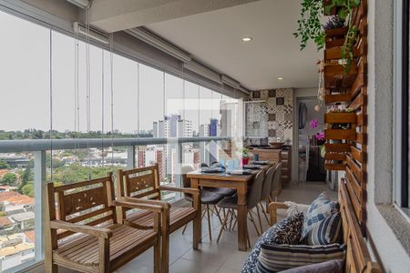 Varanda Sala  de apartamento à venda com 2 quartos, 76m² em Vila Santa Catarina, São Paulo