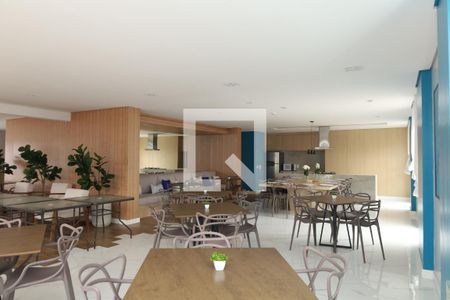 Apartamento à venda com 45m², 2 quartos e 1 vagaÁrea comum - Salão de festas