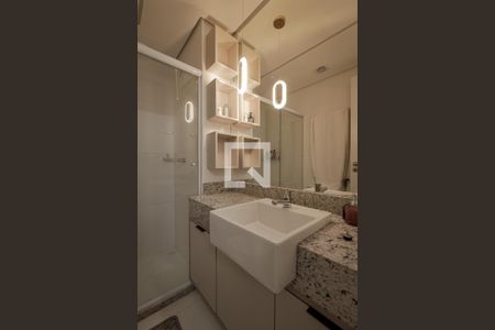 Apartamento para alugar com 45m², 1 quarto e 1 vaga Apartamento para alugar com 45m², 1 quarto e 1 vagaBanheiro da