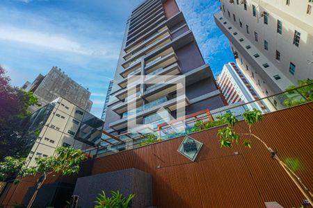 Apartamento para alugar com 45m², 1 quarto e 1 vaga Apartamento para alugar com 45m², 1 quarto e 1 vagaFachada