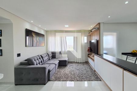 Sala de apartamento à venda com 3 quartos, 74m² em Baeta Neves, São Bernardo do Campo