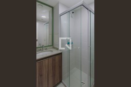 Banheiro de kitnet/studio para alugar com 1 quarto, 19m² em Alto do Ipiranga, São Paulo