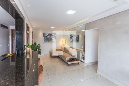 Sala de apartamento para alugar com 3 quartos, 95m² em Palmares, Belo Horizonte