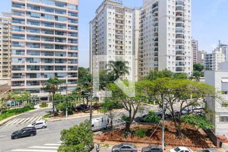 Sala - Vista de apartamento para alugar com 1 quarto, 37m² em Campo Belo, São Paulo