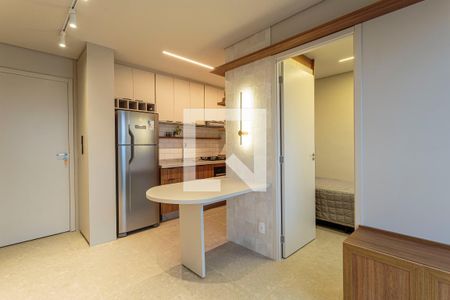 Sala de apartamento para alugar com 2 quartos, 37m² em Indianópolis, São Paulo