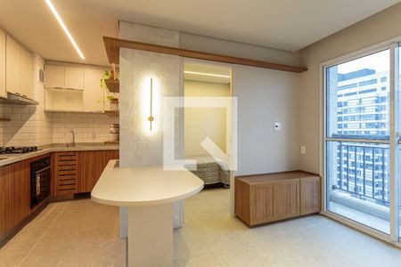 Sala de apartamento para alugar com 2 quartos, 37m² em Indianópolis, São Paulo