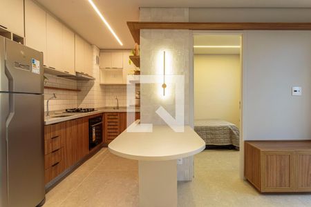 Sala de apartamento para alugar com 2 quartos, 37m² em Indianópolis, São Paulo