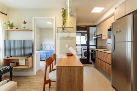 Sala de apartamento para alugar com 2 quartos, 39m² em Indianópolis, São Paulo