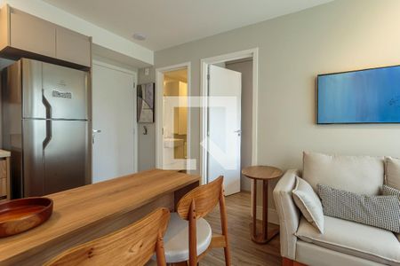 Sala de apartamento para alugar com 2 quartos, 39m² em Indianópolis, São Paulo