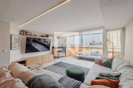 Sala de apartamento para alugar com 1 quarto, 92m² em Jardim Paulista, São Paulo