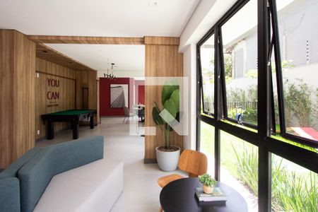 Apartamento à venda com 26m², 1 quarto e sem vaga Apartamento à venda com 26m², 1 quarto e sem vagaÁrea comum - Sala de Jogos