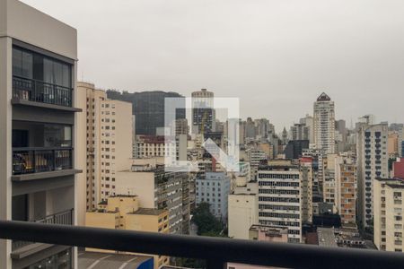Varanda do Studio de kitnet/studio à venda com 1 quarto, 26m² em República, São Paulo