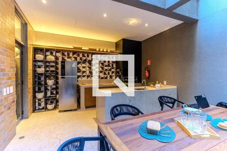 Studio à venda com 27m², 1 quarto e sem vaga Studio à venda com 27m², 1 quarto e sem vagaChurrasqueira