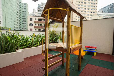 Apartamento à venda com 27m², 1 quarto e 1 vaga Apartamento à venda com 27m², 1 quarto e 1 vagaÁrea comum - Playground