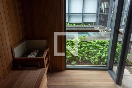 Studio para alugar com 25m², 1 quarto e sem vagaSaúna