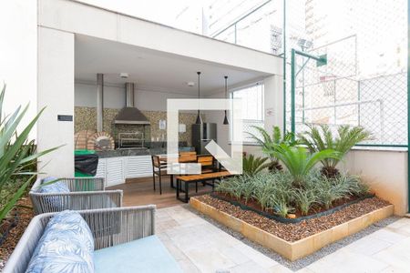 Apartamento à venda com 46m², 1 quarto e 1 vagaChurrasqueira