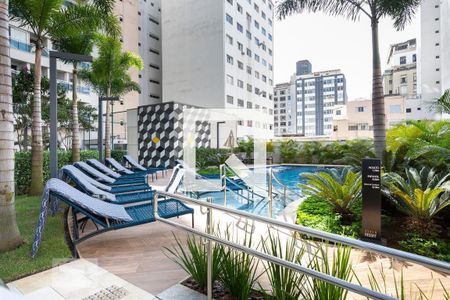 Apartamento à venda com 46m², 1 quarto e 1 vagaPiscina